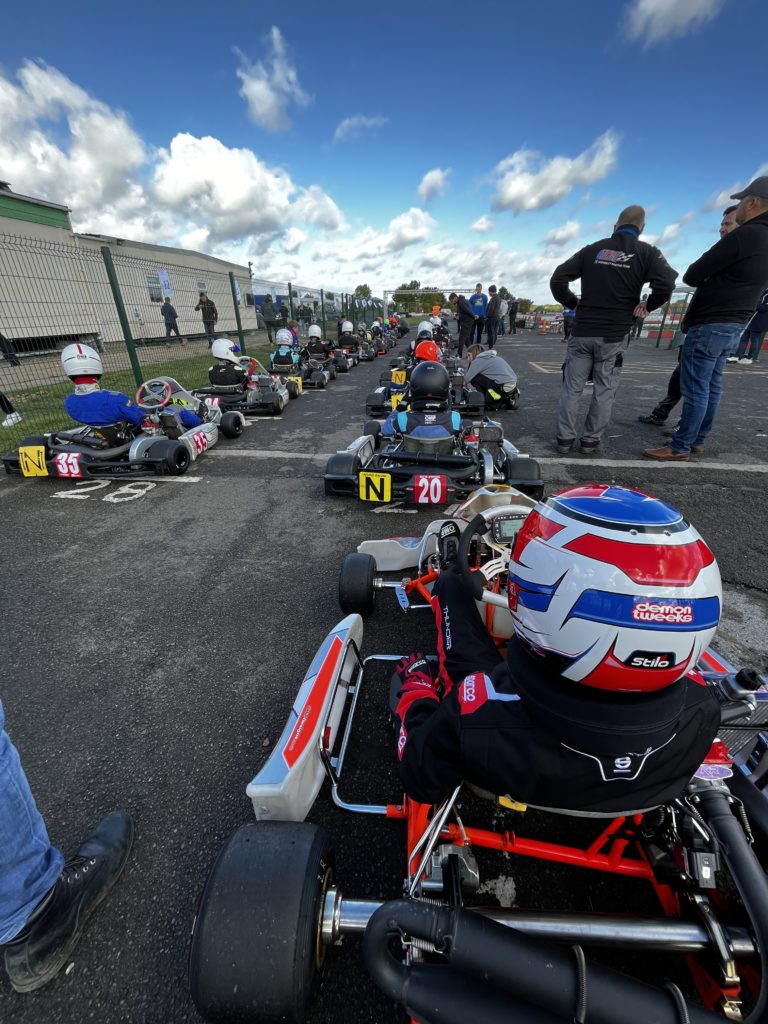 NATSKA Round 2 Fulbeck class 15 Junior Rotax